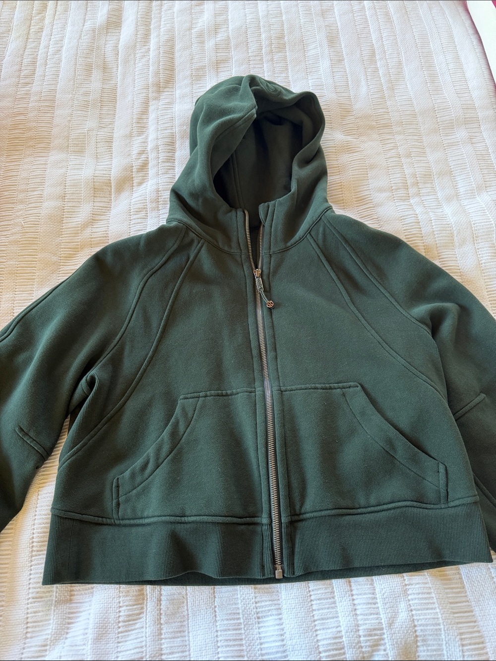 lululemon athletica Forest Green Full-Zip Hooded Jacket